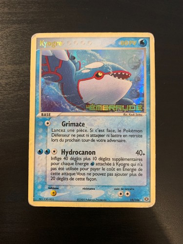 Carte pokémon kyogre - pokémon, 15/106