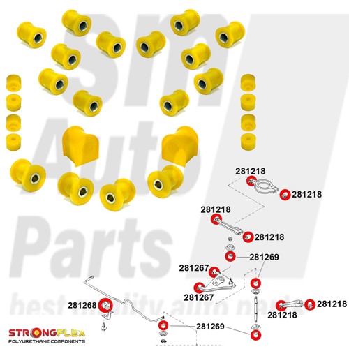 Kit silent blocs - blocs, de