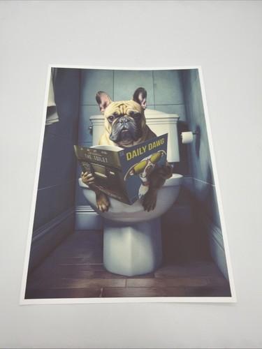 Affiche bouledogue français - bouledogue,