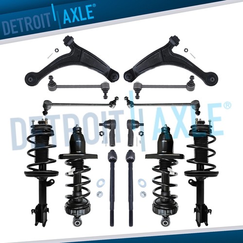 14pc front rear struts - front,