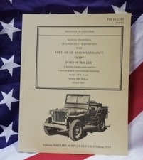 Revue technique complète JEEP WILLYS MB TM 10-1349 Ford GPW 1943 MILITARIA WW2