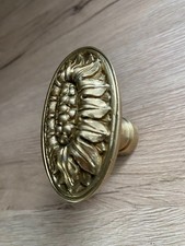 Ancienne poignée de crémone de fenetre en bronze,chateau