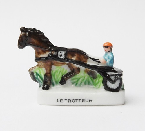 Cyb fève trotteur cheval - fève,