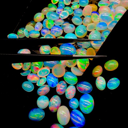 Naturel fire opal - , lot