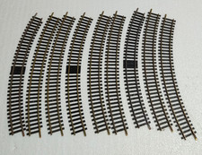 Lot 9 Rails JOUEF HO R325 R12 3/4 Courbes Train électrique Vintage Non Testé!