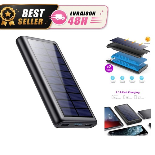 Batterie externe solaire - externe,