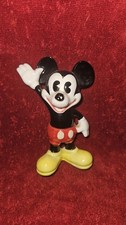 Walt Disney Mickey Mouse 5" Porcelain Figurine Japan VINTAGE Free Shipping 