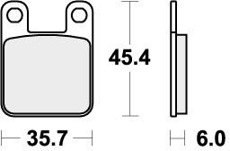 Sbs brake pads front - sbs,