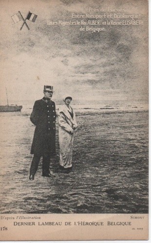 Cpa furnes roi albert - -, -roi