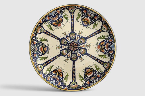 Grand plat desvres - plat,