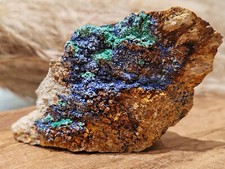 Azurite malachite brute