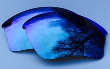 Gravé Polarisé Bleu Glace Miroir Rechange Lentilles Pour Oakley Half Jacket XLJ