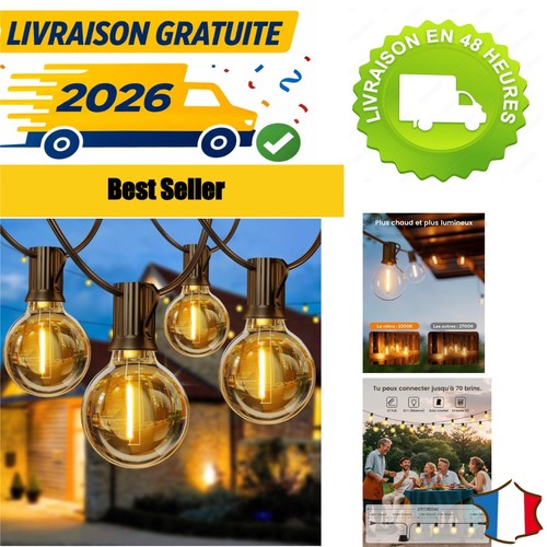 Guirlande lumineuse exterieur - guirlande,