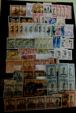 Congo Belge 81 Timbres avec multiples