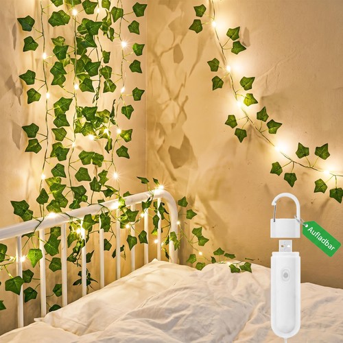Guirlande lumineuse lierre - de,