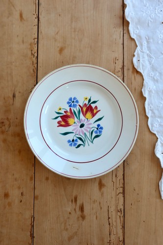 Assiette plate vintage