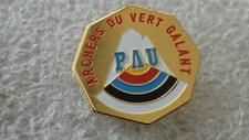 PIN S ARCHERY PAU LE VERT GALANT
