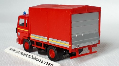 Camion pompiers bache renault - camion,