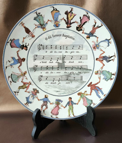 Ancienne assiette chantante