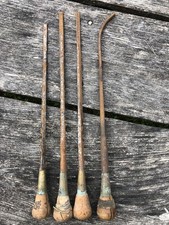 Antique tools, 4 padding stuffer, leatherwork saddlery. 45-48cm