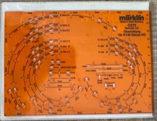 MARKLIN HO Normograph for Network Planes K and M Channels # 0211