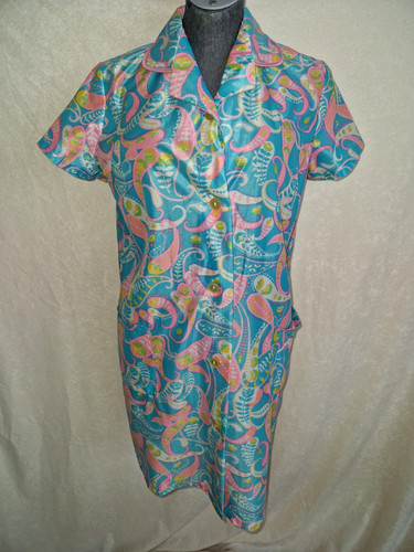 Nylon dederon smock apron - dederon,