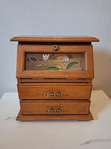 Petit meuble bijoux ancien - meuble,