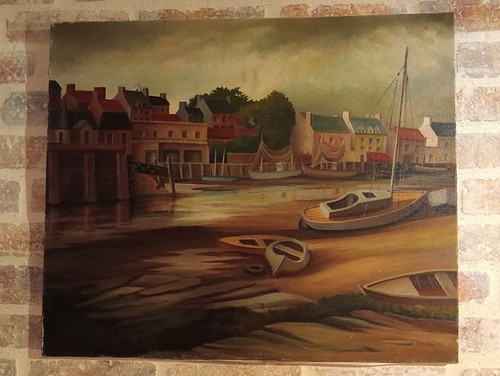 Tableau ancien signé - ,, huile