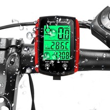 Imperméable Bicyclette Câblé Compteur Vélo Lcd-Computer Vitesse Odomètre Anglais