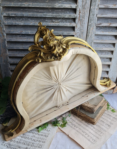 Ancien ciel lit fer dore - fer,