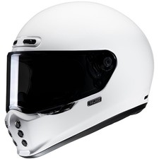 Casque intégral blanc massif HJC V10 casque moto Pinlock ECE22.06
