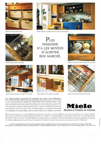 Publicite 1996 miele - 1996,