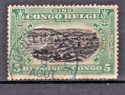 Timbre 1910 congo belge - timbre,