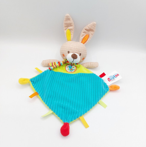 Doudou plat lapin - , beige