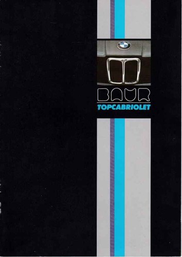 Catalogue brochure baur bmw - catalogue,