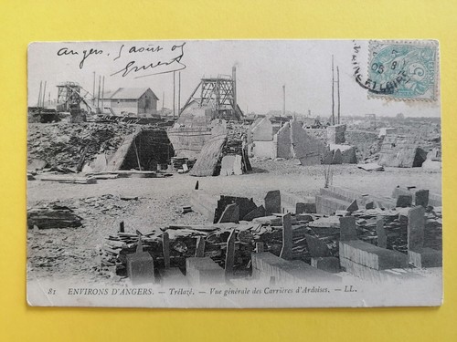 Cpa écrite 1905 - en, à