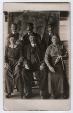 photo carte cpa les poinçonneurs de tickets métro gare 1910 - métier  train