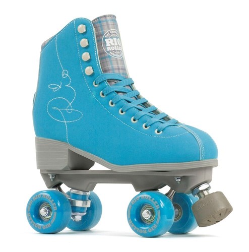 Patin quad semi doux - , bleu