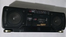 Sharp WQ-T238H Ghettoblaster Double Twin Cassette