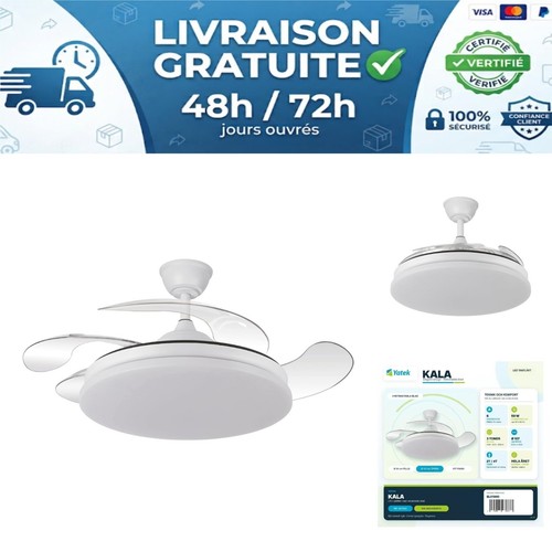 Ventilateur plafond led - de,