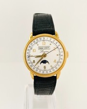 Longines Moon Phase 18k Gold Men’s Watch 1970s ref. 088 with original box