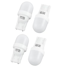 4pcs T10 Ice Blue 2-LED Car