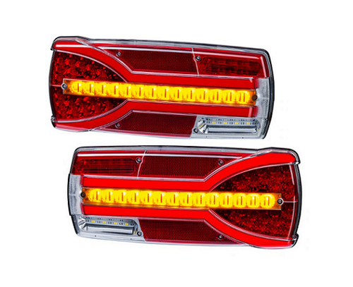 Feu arrière led remorque 12v - feu,