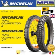 Michelin Trials Competition X11 Rear Tyres 400 18  Tubeless - 956236