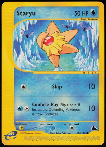 Staryu 104 144 skyridge common - staryu,