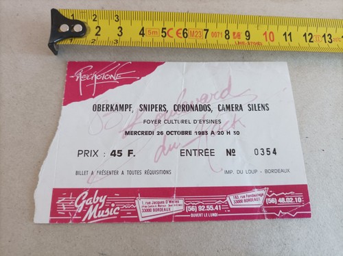 Ticket billet concert - billet,