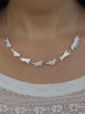925 Sterling Silver Shetland Sheepdog Necklace Handmade Pet Dog Pendant, Jewelry