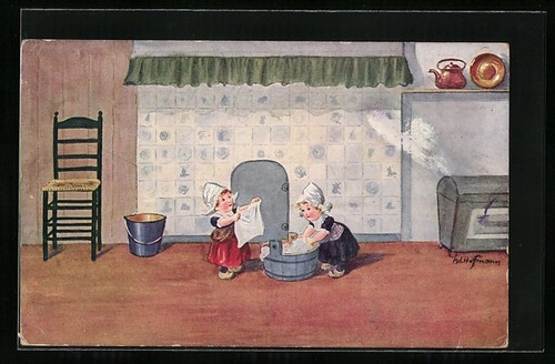 Carte postale artiste ad - carte,