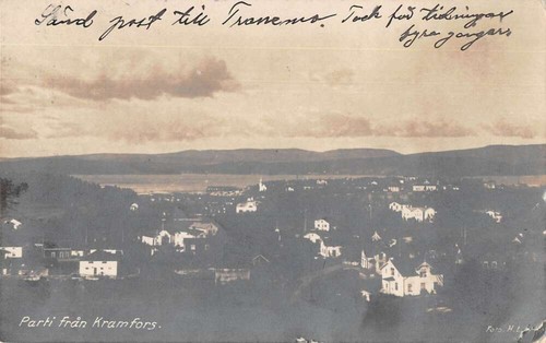 Kramfors sweden birds eye - birds, view