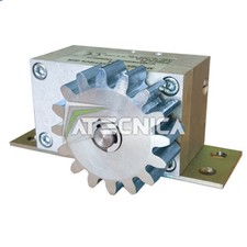 Dispositif de freinage contrôle tours hydrauliques pour portails en pente InDeM